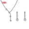 Elegant Square Zircon 18k Gold - Plated Jewelry Set | Wholesale Trendy Fashion Jewelry