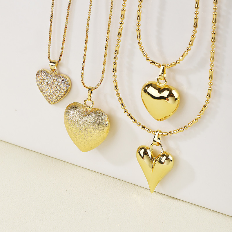 Heart pendant necklace for mother's day jewelry sales