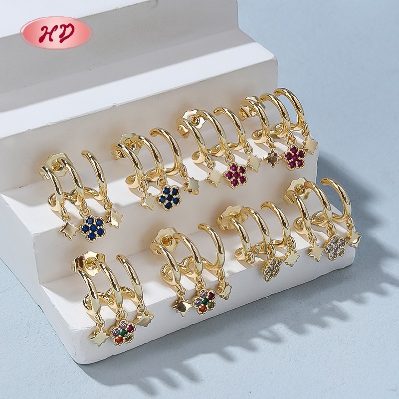Floral stud earrings in wholesale mothers day jewelry