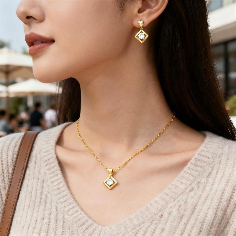 Modern 18k gold plated fashion jewelry trends