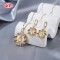 Trendy Flower 18k Gold Plated Jewelry Sets | Wholesale Fashion Sets​ with Copper Alloy | Colorful Gift Jewelry for Women