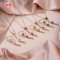 Elegant 18K Gold Plated Butterfly Ring, Necklace & Earrings Set | Hengdian Fashion Jewelry Wholesale for Gift ＆ Wedding