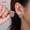 Boucles d'oreilles élégantes en forme de feuille plaquées or 18 carats | pour un style décontracté (vente en gros)