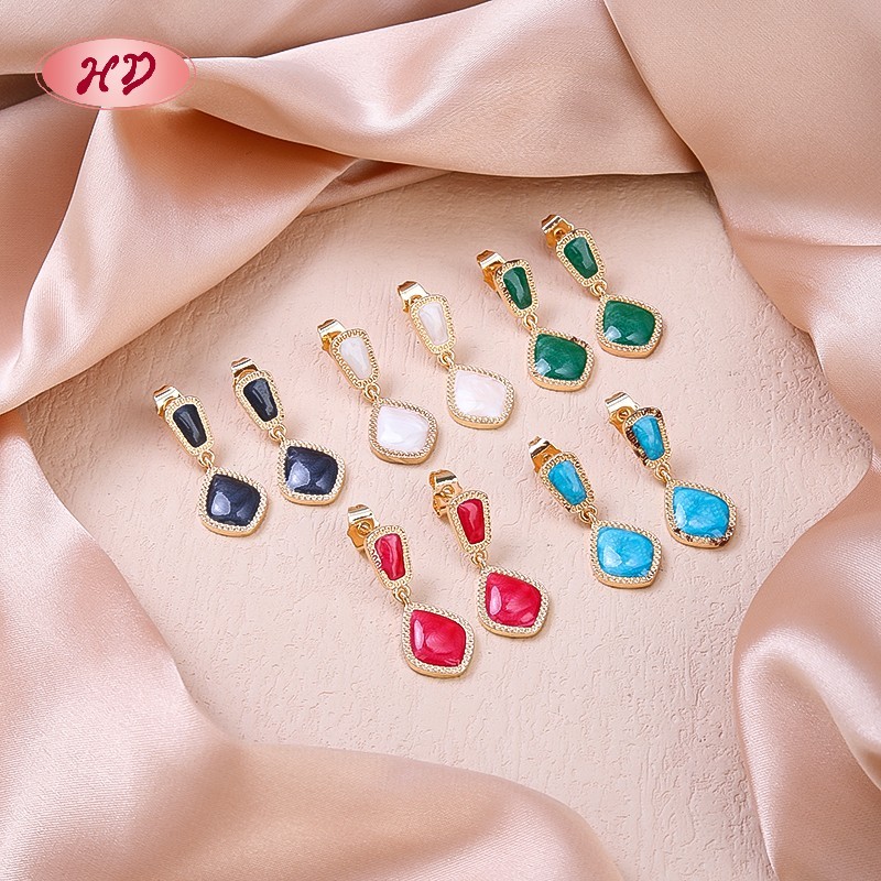 Fashion 18K Gold Plated Geometric Earrings