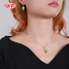Hengdian Jewelry Wholesale Suppliers | 18K Gold Plated Cute Flower Jewelry Set with Zircon for Women Suitable for Gift