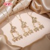 18K Gold Plated Copper Alloy Cz Cute Butterfly Jewelry Sets | Women's Wholesale Moq 6 Pieces | Daily Wear Birthday Gifts