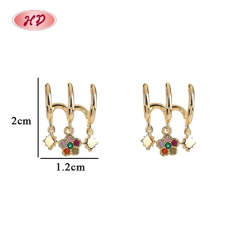 Retro Flower Studs Earrings