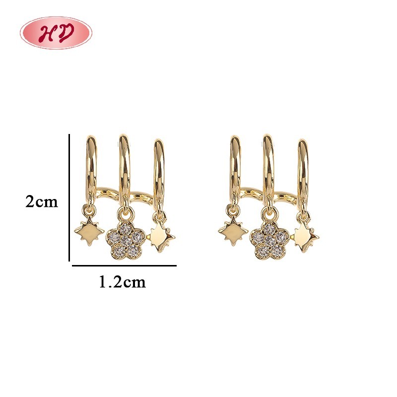 Retro Flower Studs Earrings