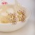 Chic 18K Gold Plated Earrings |   Copper Alloy With Cubic Zirconia | Huggie Earrings for Women | Daily Commute Wear | 18k Gold Plated Hoop Earrings