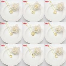 Collar de Mamá con Plata de Oro 18K y Péndulo de Corazón | Joyería de Cobre para Regalos de Aniversario y Cumpleaños