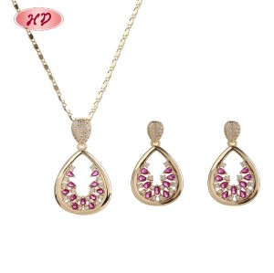 Elegant Teardrop Fashion Jewelry Sets | Women CustomJewelry Wholesale | Holiday Gift Party Bridal Jewelry Sets