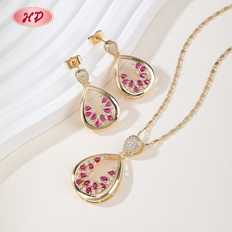 Elegant Teardrop Fashion Jewelry Sets | Women CustomJewelry Wholesale | Bridal Jewelry