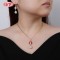 Vintage Romantic Enamel Teardrop Pearl Cubic Zircon Jewelry Set | 18K Gold Plated Earring Necklace | Wedding Occasions