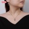 Classic Elegant Enamel Cross Multicolor Zircon Jewelry Set | 18K Gold Plated Necklace and Earriings | Women's Jewelry