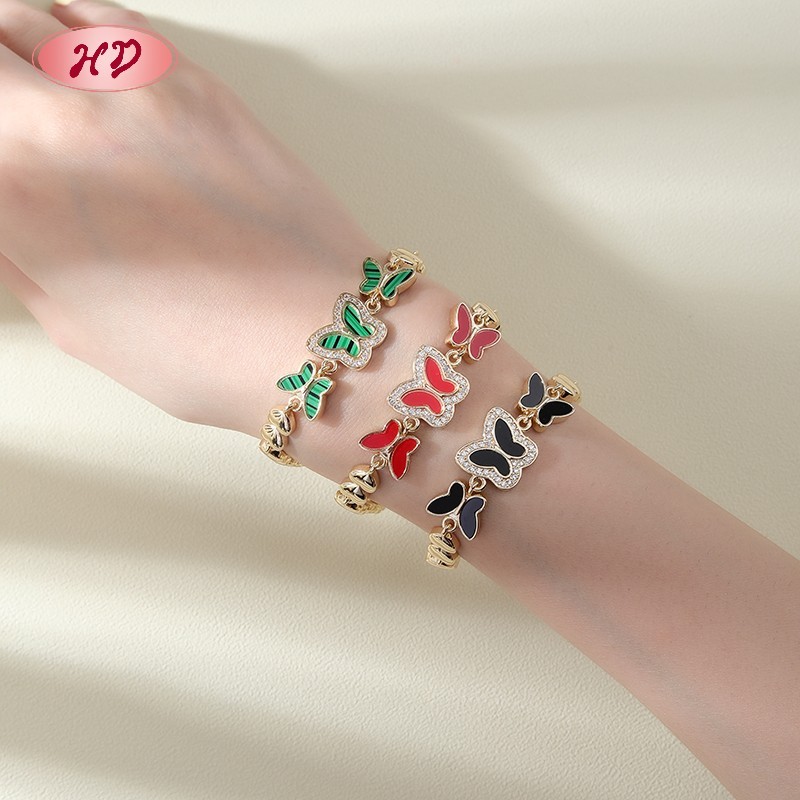 18K Gold Plated Brass Sunflower Bracelet | AAA CZ Stone | Fashion Jewelry for Women | Party Bracelet Wholesale by HD