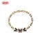 Black Butterfly Enamel Charm Bracelet | 18K Gold Plated Brass Bulk
