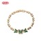 Green Butterfly Link Bracelet | 18K Gold Plated Brass Jewelry Manufacturer | Women's Jewely Bulk