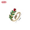 Artisan CZ Ring Manufacturer Custom OEM | 18K Gold Plated Brass AAA Cubic Zirconia