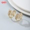18K Gold Plated Ring | Brass Leaf Wheat Adjustable Ring | Women's Formal & Casual Wear by HD