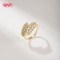18K Gold Plated Ring | Brass Leaf Wheat Adjustable Ring | Women's Formal & Casual Wear by HD