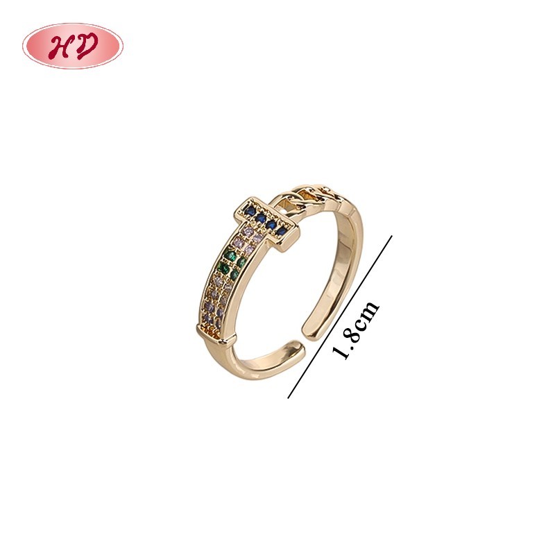 18K Gold Plated Brass Ring