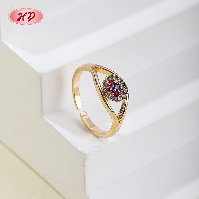 18K Gold Plated Brass Ring