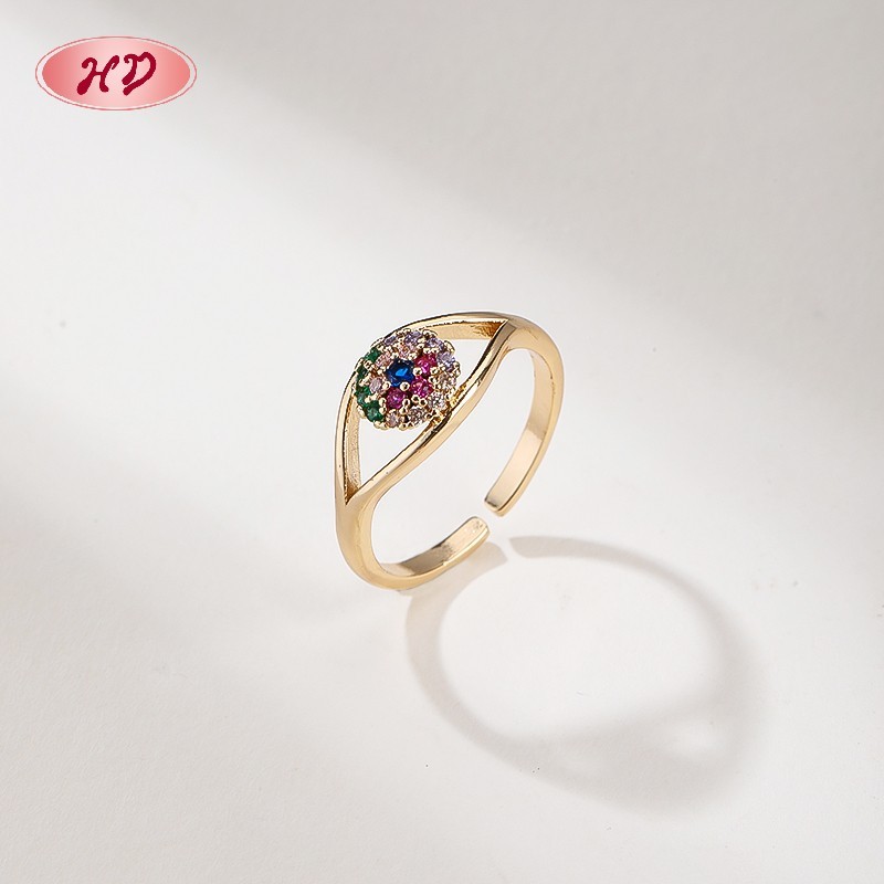 18K Gold Plated Brass Ring