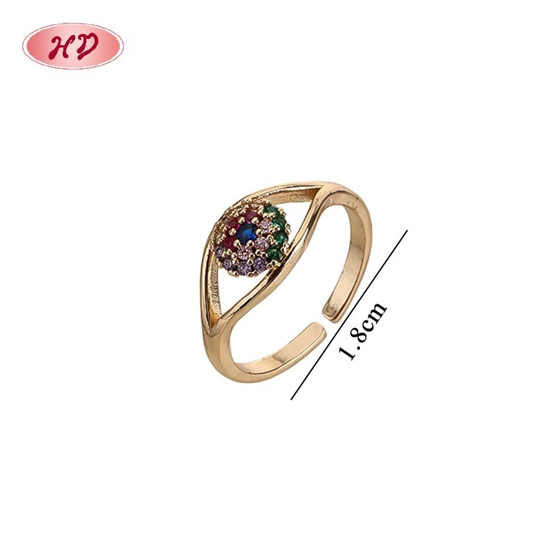 18K Gold Plated Brass Ring