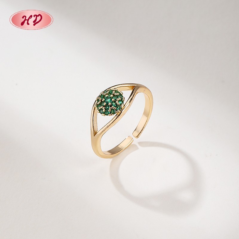 18K Gold Plated Brass Ring
