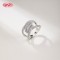 18K Gold/Silver Plated Brass Multi-Layer Ring | Clear AAA CZ Statement Ring | Wedding Ring