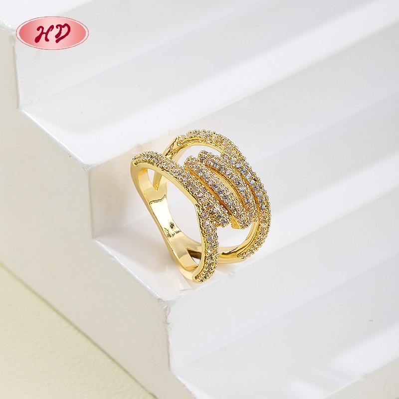 18K Gold Plated Brass Ring