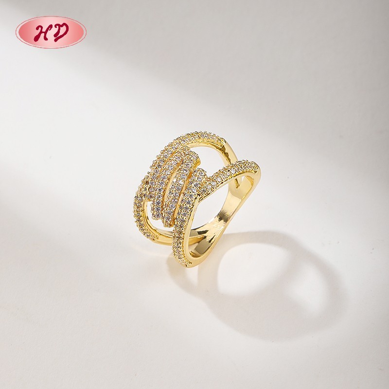 18K Gold Plated Brass Ring