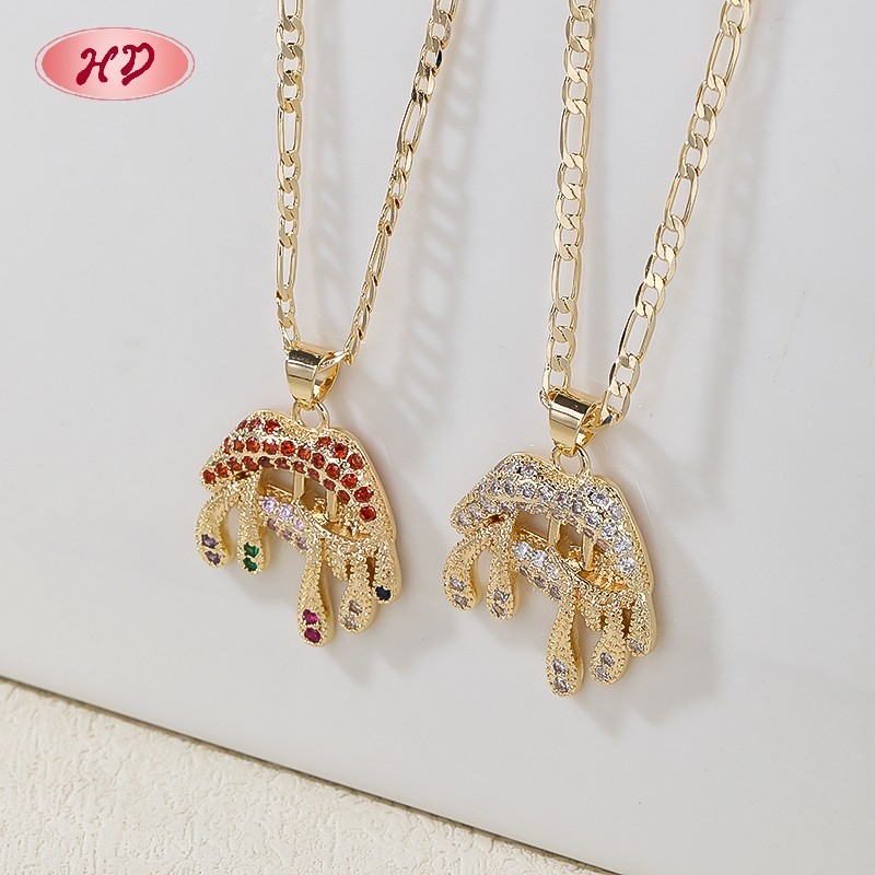 Hengdian (HD) Jewelry 18K Gold Plated Necklace — Bulk Fashion Jewelry Supplier