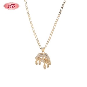 Hengdian (HD) Jewelry 18K Gold Plated Pendant Necklace | Bulk Fashion Jewelry Supplier | Statement Party & Daily Wear