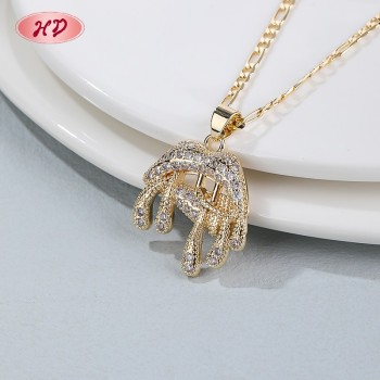 Timeless Pendant Necklace Manufacturer | 18K Gold over Brass, OEM Fine Wedding Jewelry