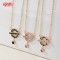 18K Gold Plated Brass Circle Bar Pendant Necklace | Drop Charm | Fashion Jewelry Bulk | Wedding Office Date Daily Chain