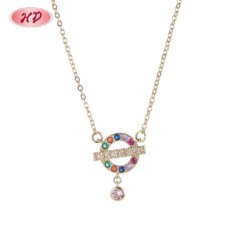 Hengdian (HD) Jewelry 18K Gold Plated Pendant Necklace 