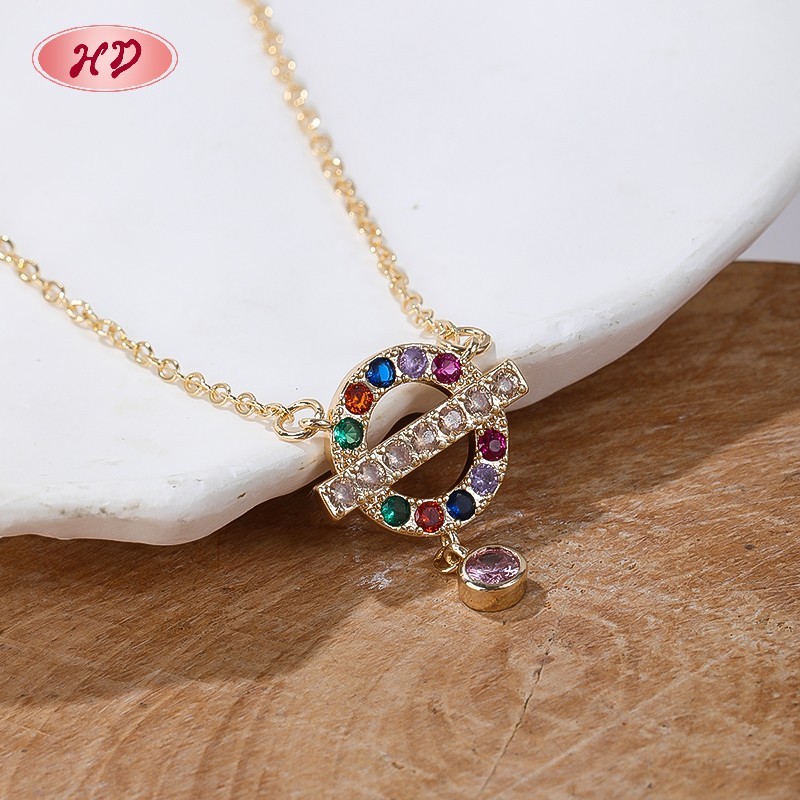 Hengdian (HD) Jewelry 18K Gold Plated Pendant Necklace 