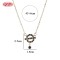 Graceful Pendant Necklace | Guangdong Factory Direct, 18K Gold Plated Brass, AAA Zirconia