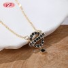 Refined Pendant Necklace OEM Jewelry Factory | 18K gold plating over durable brass with...