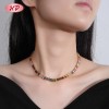 18K Gold Plated Copper Alloy AAA CZ Inlaid Choker Chain | Fashion Jewelry Wholesale | Hip Hop Festival Daily Necklace