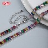 18K Gold Plated Copper Alloy AAA CZ Inlaid Choker Chain | Fashion Jewelry Wholesale | Hip Hop Festival Daily Necklace