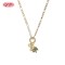 Chic Pendant Necklace by Export Manufacturer | AAA Cubic Zirconia on 18K Gold Plated Brass | Export Pendant Necklace