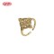 Artisan CZ Ring Export Manufacturer | 18K Gold Plated Brass with AAA Cubic Zirconia