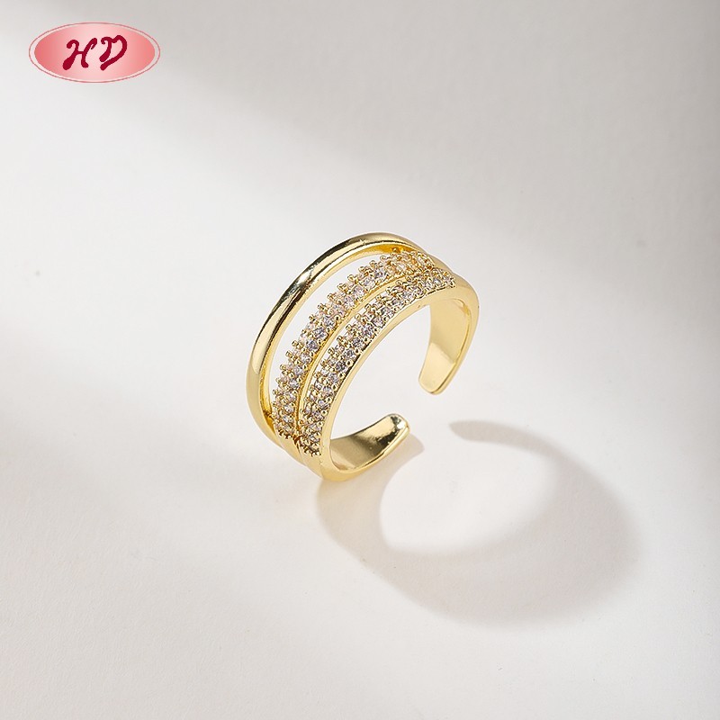 18K Gold Plated Brass Ring