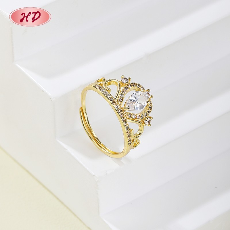 18K Gold Plated Brass Ring