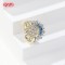 Exquisite CZ Ring Wholesale Supplier | 18K Gold Over Brass with AAA Cubic Zirconia