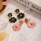 Romantic 18K Gold Plated Copper Alloy Floral Drop Earrings | Fashion Stud Earrings Bulk | Party Date and Daily Accessory