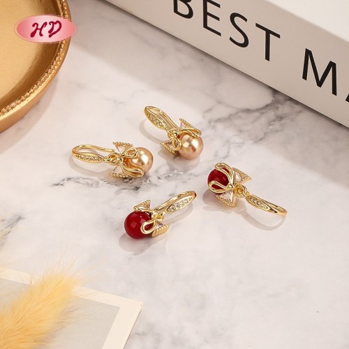 Women's 18K Gold Plated Earrings for Copper Alloy | Fashion Jewelry Hook Earrings Bulk for Wedding