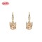 Women's 18K Gold Plated Earrings for Copper Alloy | Fashion Jewelry Hook Earrings Bulk for Wedding